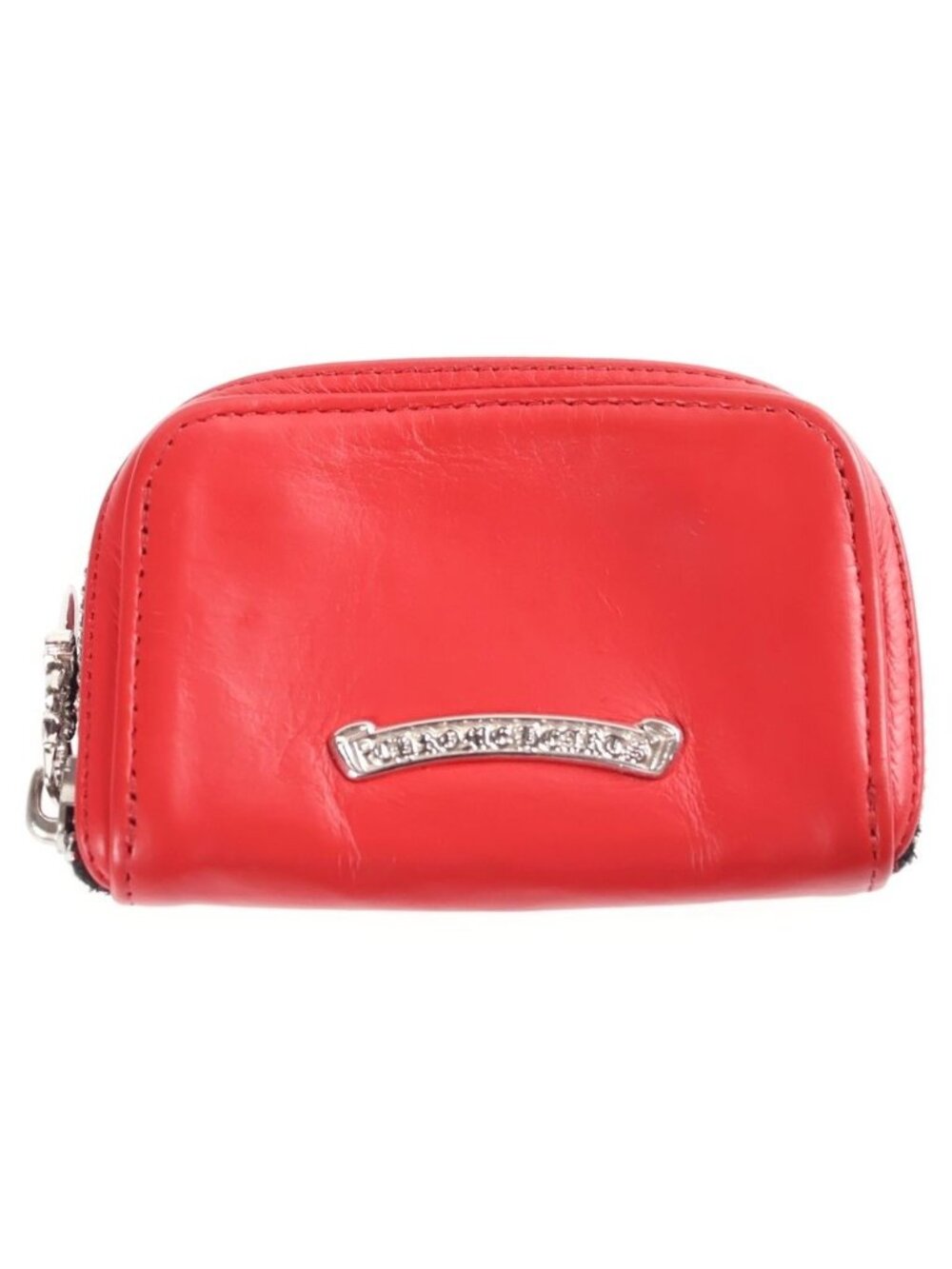 Chrome Hearts Coin Purse Rhodium Dagger Zip